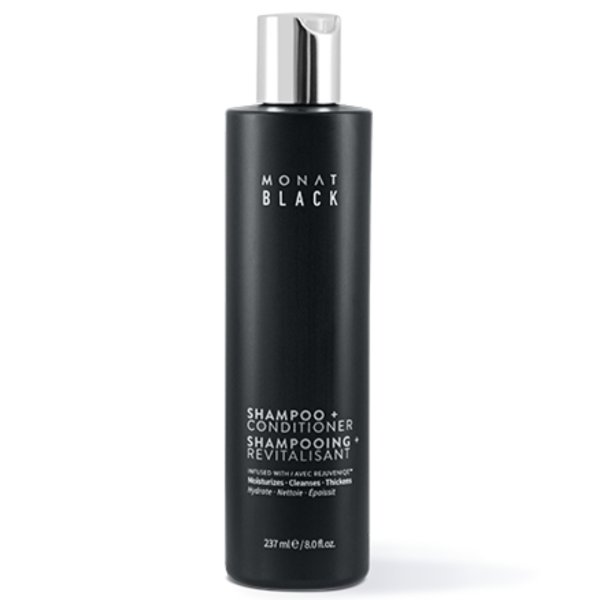 画像1: MONAT BLACK SHAMPOO + CONDITIONER Natural Hair Regrowth モナト ブラック メンズ ブラック ツーインワン シャンプー＆コンディショナー (1)