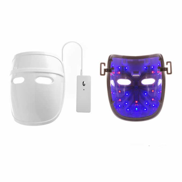 画像1: Pulsaderm Acne Clearing Mask PDT Photon skin care machine light therapy パルサダーム  マスク型 美顔器 LED 光エステ ホームエステ用  LED美顔器 光美顔器  (1)