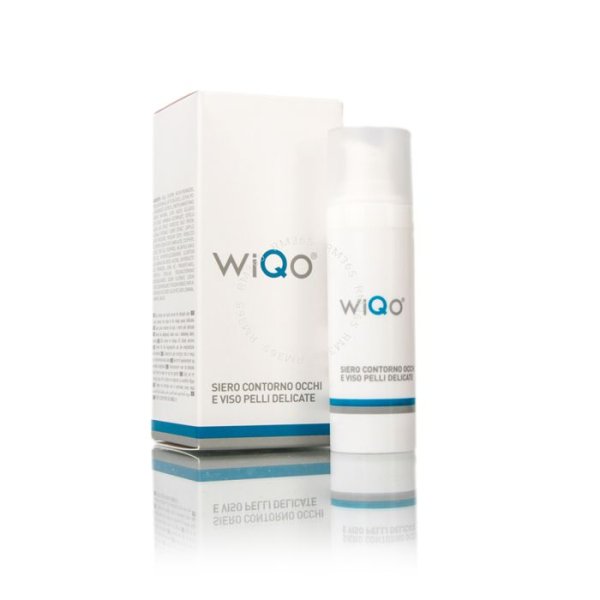 画像1: WIQO EYE CONTOUR AND FACIAL SERUM FOR DELICATE SKIN 1 X 30ML ワイコ 目元&デリケート肌用 アイコンター フェイシャルセラム1X 30ML 美容液 顔用 (1)